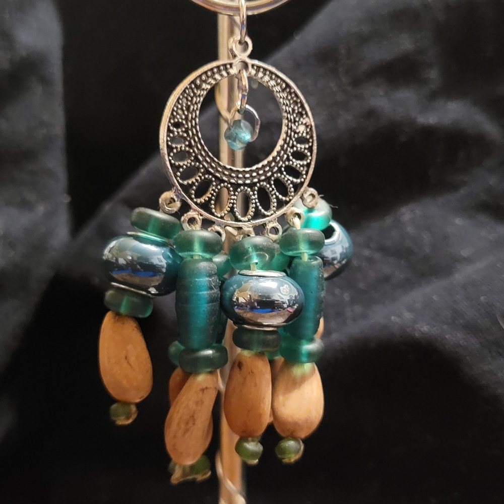 Hand Made Metal Beaded Keychain